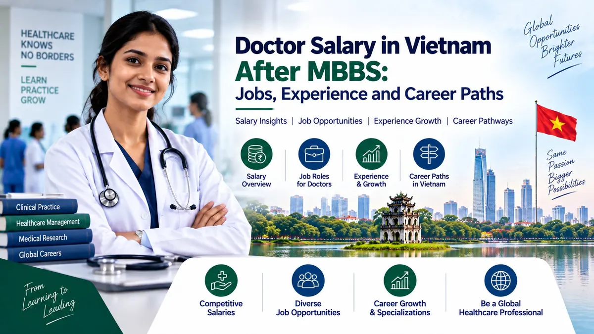 Doctor Salary in Vietnam After MBBS: Jobs, Experience and Career Paths