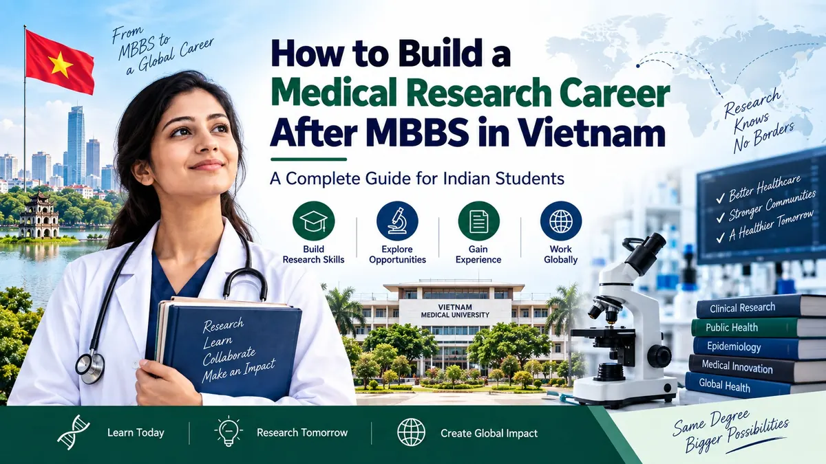 How to Build a Medical Research Career After MBBS in Vietnam