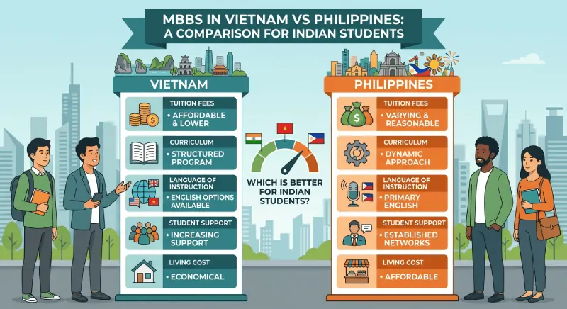 MBBS in Vietnam vs Philippines – Which Is Better for Indian Students in 2026?