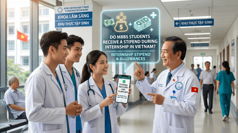 MBBS Students Receive a Stipend During Internship in Vietnam