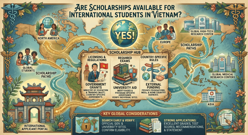Scholarships in Vietnam for International Students
