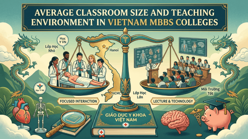 Average Classroom Size and Teaching Environment in Vietnam